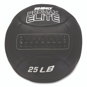 Champion Sports Rhino Promax Elite Medicine Ball, 25 lb, Black