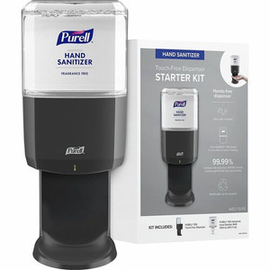 PURELL ES6 Touchless Hand Sanitizer Dispenser Kit - 1.27 quart Capacity - Touch-free, Hygienic, Durable, Long Lasting, Wall Mountable - Graphite