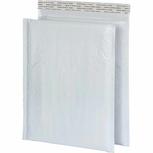 Quality Park Poly Bubble Mailers - Bubble - 8 1/2" Width x 11" Length - Strip - White - Poly