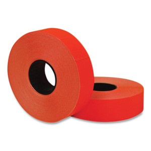 Garvey Two-Line Pricemarker Labels, Red, 1,750 Labels/Roll, 2 Rolls/Pack