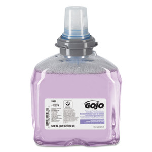 GOJO TFX Luxury Foam Hand Wash, Fresh Scent, 1,200 mL Refill, 2/Carton (GOJ536102) View Product Image