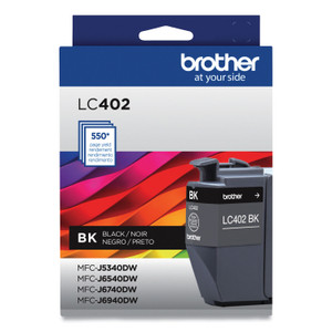 Brother LC402BKS Ink, 550 Page-Yield, Black Brother LC402BKS Ink, 550 Page-Yield, Black