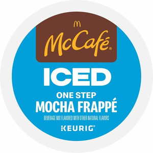 McCaf&eacute K-Cup Iced One-Step Mocha Frappe - Compatible with Keurig Brewer - Ice Coffee - Medium - K-Cup - Mocha Frapp&eacute