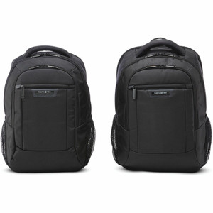 Samsonite Classic Business 2.0 Carrying Case (Backpack) for 13" to 15.6" Apple iPad Notebook, Tablet, Smartphone, Pen, Business Card, Accessories - Black