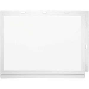 DURABLE Water-Resistant Document Pockets with Ties - 10.31" Holding Width x 13.39" Holding Height - Water Resistant, Residue-free, UV Resistant, Heat Resistant, Anti-glare, Anti-reflective, Reusable - Plastic - Transparent