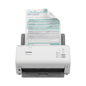 Brother ADS-4300N Professional Desktop Scanner, 600 dpi Optical Resolution, 80-Sheet Auto Document Feeder