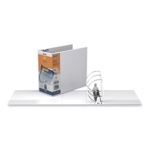 Stride QuickFit D-Ring View Binder, 3 Rings, 6" Capacity, 11 x 8.5, White Stride QuickFit D-Ring View Binder, 3 Rings, 6" Capacity, 11 x 8.5, White
