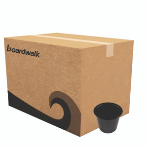 Boardwalk Souffle/Portion Cups, 5.5 oz, Plastic, Black, 2,500/Carton