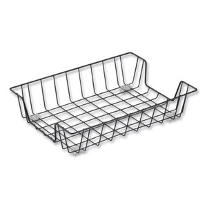 Universal Wire Metal Letter Tray, 1 Section, Letter Size Files, 10" x 14.13" x 3", Black
