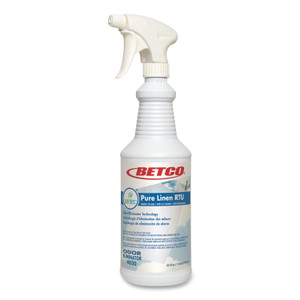 Betco Pure Linen RTU Odor Eliminator, Pure Linen, 32 oz Spray Bottle, 6/Carton Betco Pure Linen RTU Odor Eliminator, Pure Linen, 32 oz Spray Bottle, 6/Carton