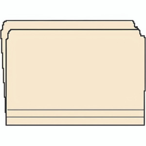Medical Arts Press Heavy-Duty Top Tab Fastener Folders, Straight Cut, 0.75" Expansion, 2 Fasteners, Letter Size, Manila Exterior, 50/Box