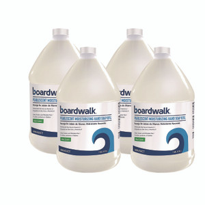 Boardwalk Pearlescent Moisturizing Liquid Hand Soap Refill, Aloe Scent, 1 gal Bottle, 4/Carton