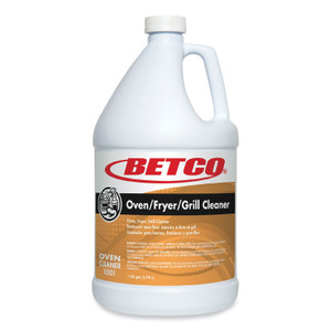 Betco Oven Fryer Grill Cleaner, Characteristic Scent, 1 gal Bottle, 4/Carton