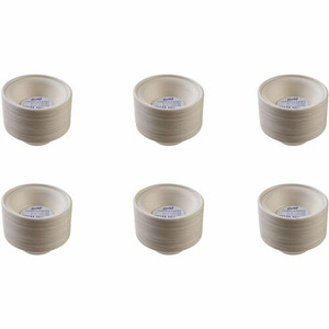 Genuine Joe 12 oz Compostable Bowls - Breakroom, Office - Disposable - White, Natural - Sugarcane Body - 50/Pack