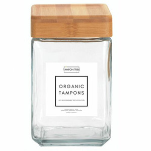 Tampon Tribe Spa Display Jars for Tampons - Clear - TTBTSPA4