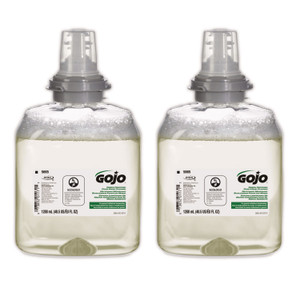 GOJO TFX Green Certified Foam Hand Cleaner Refill, Unscented, 1,200 mL, 2/Carton