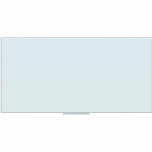 U Brands Floating Non-Magnetic Glass Frameless Dry-Erase Board - 72" (6 ft) Width x 36" (3 ft) Height - Frosted White Tempered Glass Surface - Rectangle - UBR2779U0001