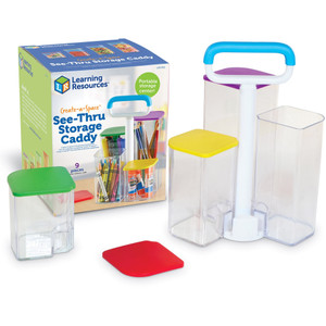 Learning Resources Create-a-Space SeeThru Storage Caddy (LRNLER3712) Learning Resources Create-a-Space SeeThru Storage Caddy (LRNLER3712)