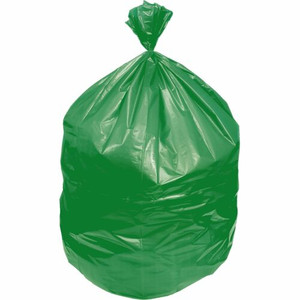 Heritage Eco Blend Max Can Liners - 60 gal Capacity - 38" Width x 58" Depth x 0.80 mil (20 Micron) Thickness - Low Density - Green Tint - Linear Low-Density Polyethylene (LLDPE), Resin