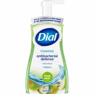 Dial Complete Foaming Hand Wash - Fresh Pear Scent - 10 fl oz - Pump Bottle Dispenser - Kill Germs - Hand