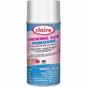 Claire Chewing Gum Remover - 6.5 fl oz (0.2 quart) - Cherry Scent - Residue-free, Non-staining, Chemical-free, CFC-free Can