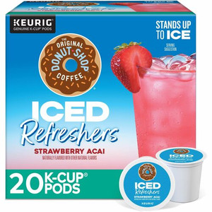 The Original Donut Shop Iced Refreshers - Strawberry Acai