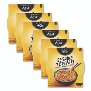 McCormick Simply Asia Sesame Teriyaki Noodle Bowl, 8.5 oz, 6/Carton