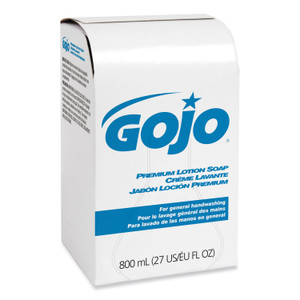 GOJO Premium Lotion Soap Refill, Waterfall Scent, 800 mL, 12/Carton