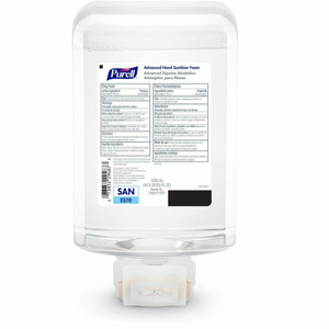 PURELL Advanced Hand Sanitizer Foam Refill - 1.27 quart - Touchless Dispenser - Kill Germs - Hand, Skin - Clear - (GOJ835302)