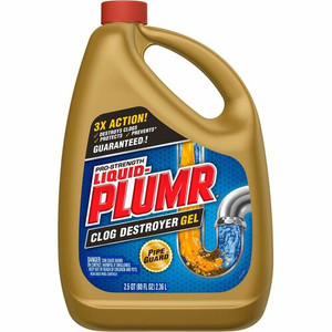 Liquid-Plumr Pro-Strength Clog Destroyer Gel - For Multipurpose - Gel - 80 fl oz (2.5 quart) - Biodegradable, Phosphorous-free, Unscented, Unclog - Multi