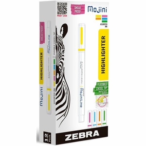 Zebra Pen Mojini Single Ended Highlighters (ZEB70200)