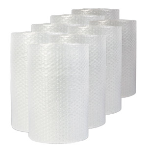 Universal Bubble Packaging, 0.19" Thick, 24" x 50 ft, Perforated Every 24", Clear, 8/Carton