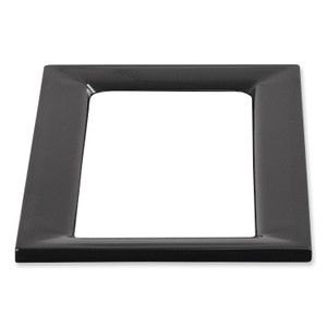 Safco Mixx Recycling Center Lid, 9.87w x 19.87d x 0.62h, Black