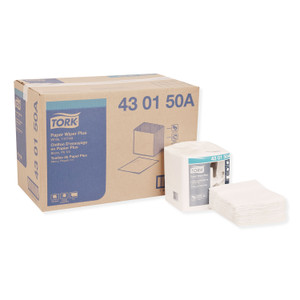Tork Paper Wiper Plus, 12.5 x 13, White, 1/4 Fold, 90/Pack, 12 Packs/Carton Tork Paper Wiper Plus, 12.5 x 13, White, 1/4 Fold, 90/Pack, 12 Packs/Carton