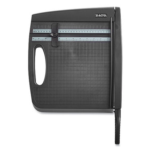 X-ACTO 10-Sheet Guillotine Trimmer, 10 Sheets, 12" Cut Length, Plastic Base, 13 x 13