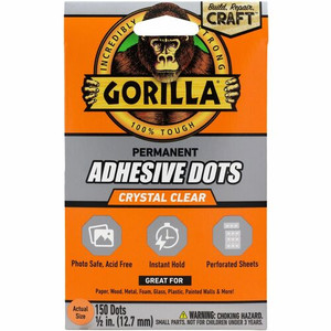 Gorilla Adhesive Dots - Clear