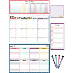 Teacher Created Resources Dry-Erase Task Calendar Set - Multi