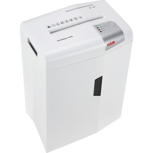 HSM shredstar X10 - 3/16" x 1 1/8" + Sep. CD Cutting Unit - Particle Cut - 10 Per Pass - for shredding CD, DVD, Paper, Staples, Paper Clip, Credit Card - 0.188" x 1.125" Shred Size