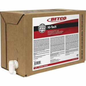 Betco Hi-Tech Metal Interlocked Floor Finish - 640 fl oz (20 quart) - 8.1 to 8.9 pH - Mild Scent - Self-sealing, Self-Leveling, Slip Resistant - Milky White, Clear