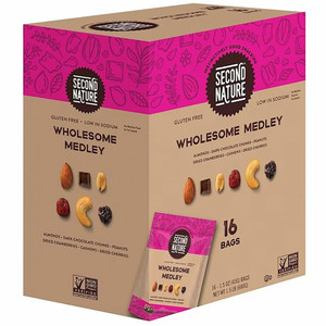 Office Snax Wholesome Medley Trail Mix - Low Sodium - 1.50 oz