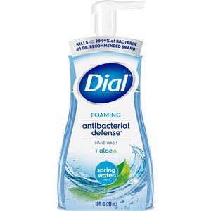 Dial Complete Spring Water Foaming Soap - Spring Water Scent - 10 fl oz - Pump Bottle Dispenser - Bacteria Remover - Hand