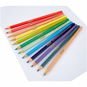 Crayola Presharpened Colored Pencils - 3.3 mm Salmon, Apricot, Spring Green, Sea Green, Periwinkle, Sand, Unmellow Yellow, Cool Mint, Cornflower, Purple Mountains Majesty, Slate Lead
