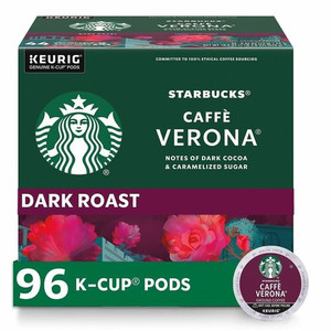 Starbucks K-Cup Caffe Verona Coffee - Compatible with Keurig Brewer - K-Cup - Caffe Verona - 24/Box