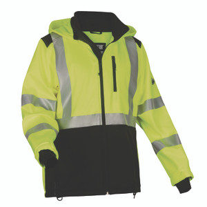 ergodyne GloWear 8353 Class 3 Hi-Vis Softshell Water-Resistant Jacket, 5X-Large, Lime