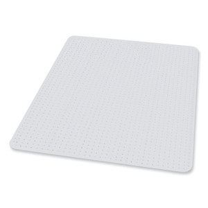 ES Robbins EverLife Chair Mat for Medium Pile Carpet, 48 x 96, Clear