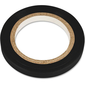 Consolidated Stamp Mfg.,Co. Art Tape, Adhesive, 1/4"x324", Glossy/Black (COS098075) View Product Image