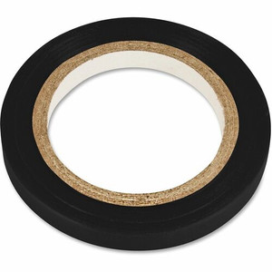 COSCO Glossy Art Tape - 27 ft Length x 0.25" Width - Black - For Board