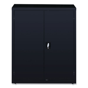 Alera Economy Assembled Storage Cabinets, 3 Shelves, 36" x 18" x 42", Black