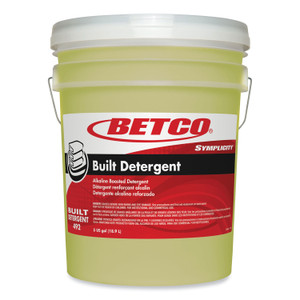 Betco Symplicity Built Laundry Detergent, Odorless, 5 gal Pail