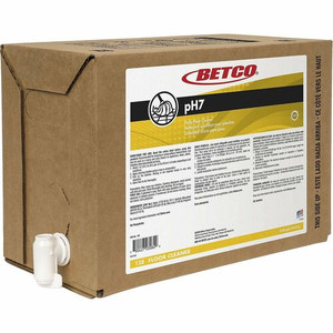 Betco pH7 Floor Cleaner - Concentrate - 640 fl oz (20 quart) - 6.5 to 8.5 pH - Lemon Scent - pH Neutral, Water Soluble, Film-free, Haze-free